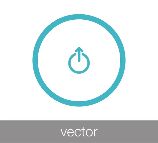 Ikona napájení symbolu — Stockový vektor