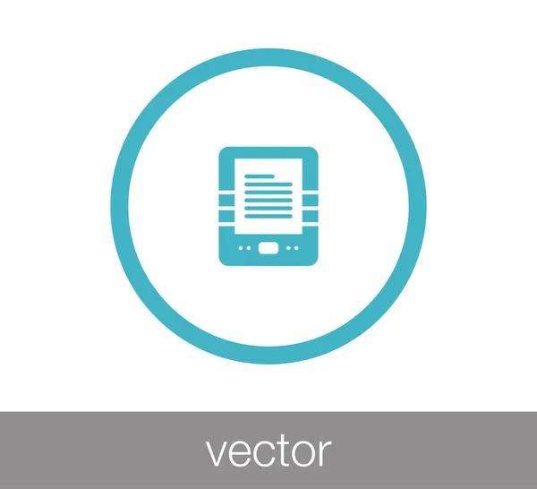 Tablet-web ikon — Stock Vector