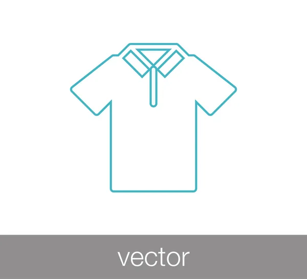 Camiseta Icono plano — Vector de stock