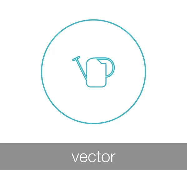 Icono de regadera. — Vector de stock