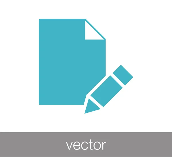 Arquivo Flat Icon . — Vetor de Stock