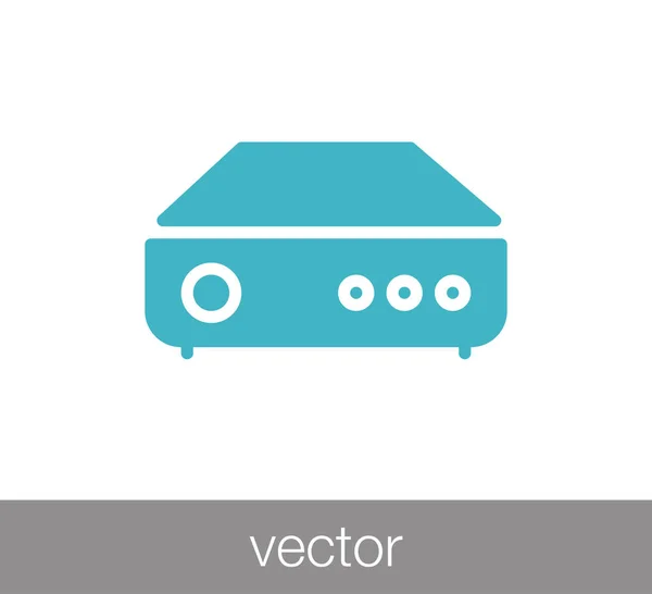 Icono del router inalámbrico — Vector de stock