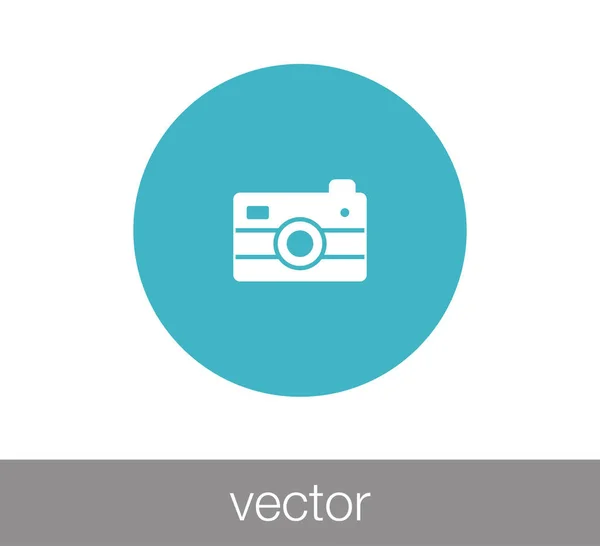 Fényképezőgép web ikon — Stock Vector