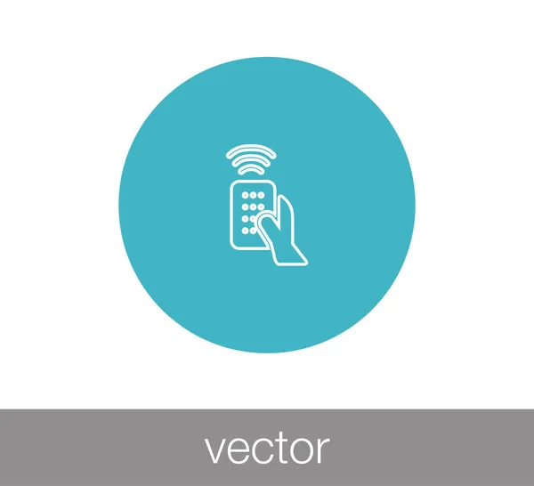 Icono de control remoto — Vector de stock