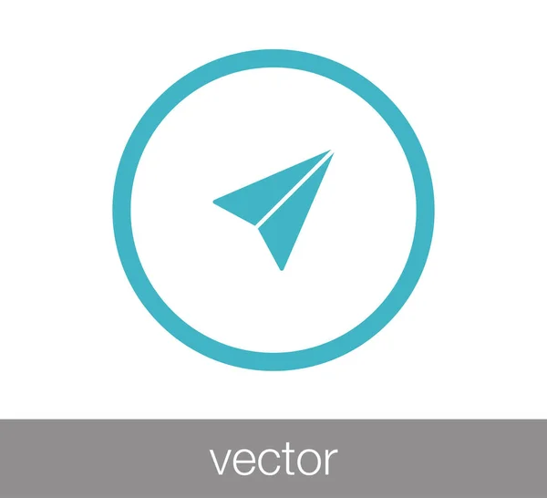 Enviar ícone de e-mail — Vetor de Stock