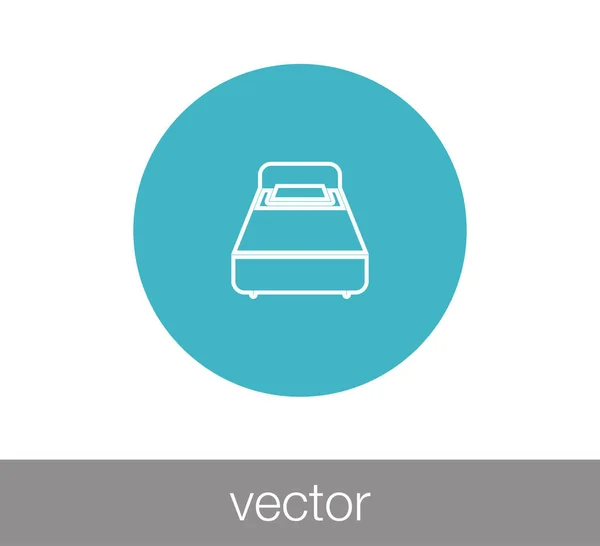 Bed spindelväv ikonen — Stock vektor