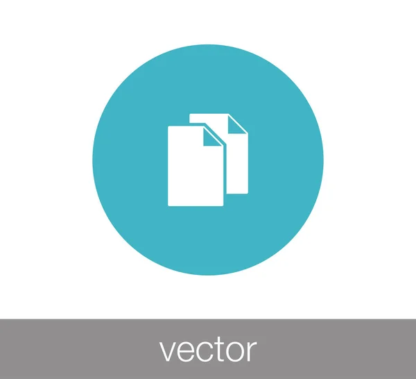Obrázek ikony dokumentu — Stockový vektor