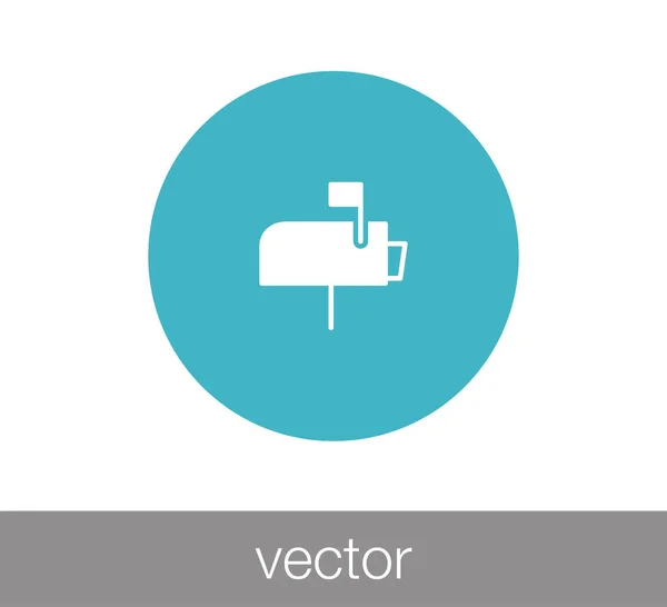 Mail box icon — Stock Vector