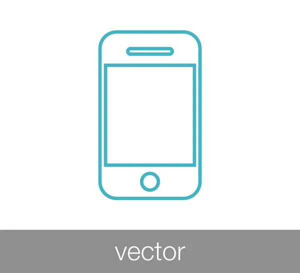 Teléfono icono web — Vector de stock