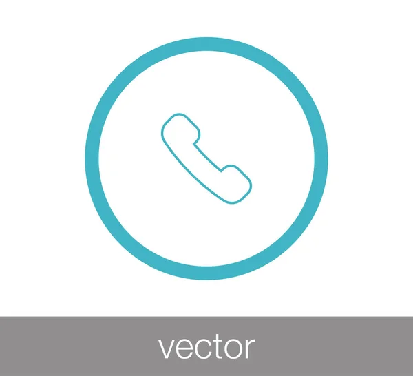 Telefon web ikon — Stock Vector