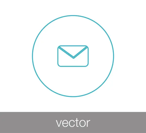E-mailt web ikon — Stock Vector