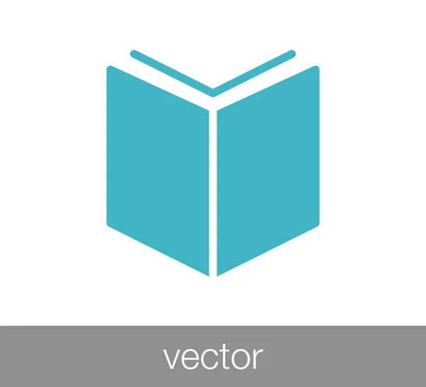 Icono del libro ilustración . — Vector de stock