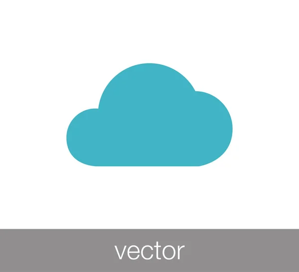 Cloud Web-Ikone. — Stockvektor