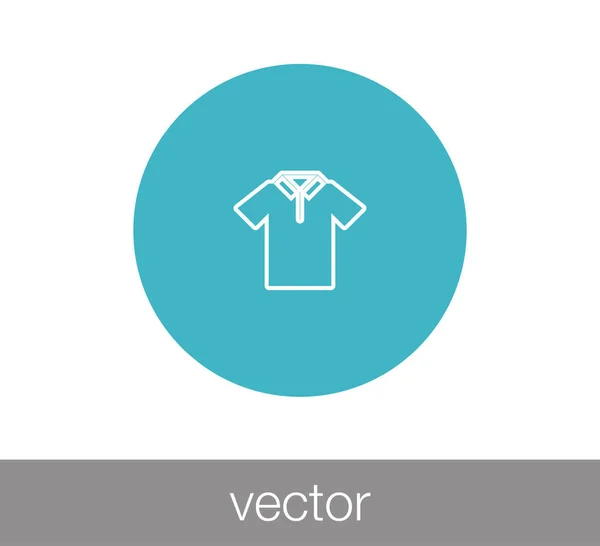 Camiseta Icono plano — Vector de stock