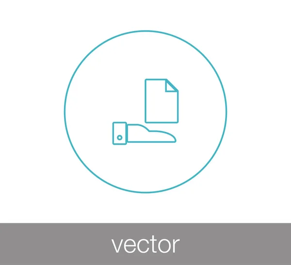 Arquivo Flat Icon . — Vetor de Stock