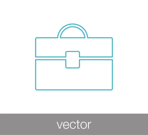 Web-Ikone mit Aktentasche — Stockvektor