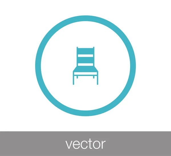 Chair web icon — Stock Vector