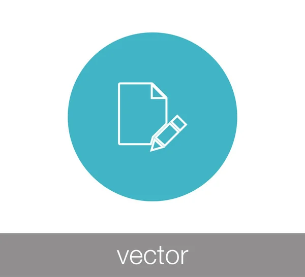 Arquivo Flat Icon . — Vetor de Stock