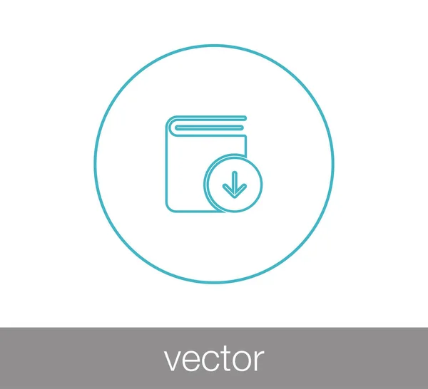 Descargar icono del libro — Vector de stock