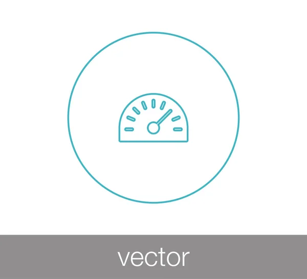 Velocímetro web bicon . — Vector de stock