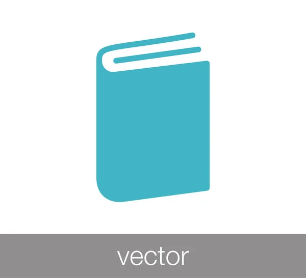 Icono del libro ilustración . — Vector de stock