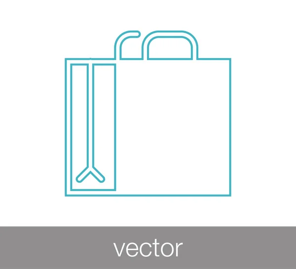 Shopping bag icon — Stock Vector