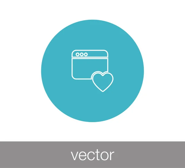 Fenster-Symbol. Programmiersymbol — Stockvektor