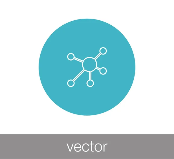 Helyi hálózat ikon. — Stock Vector
