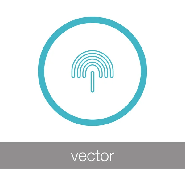 Icono de línea Wifi — Vector de stock