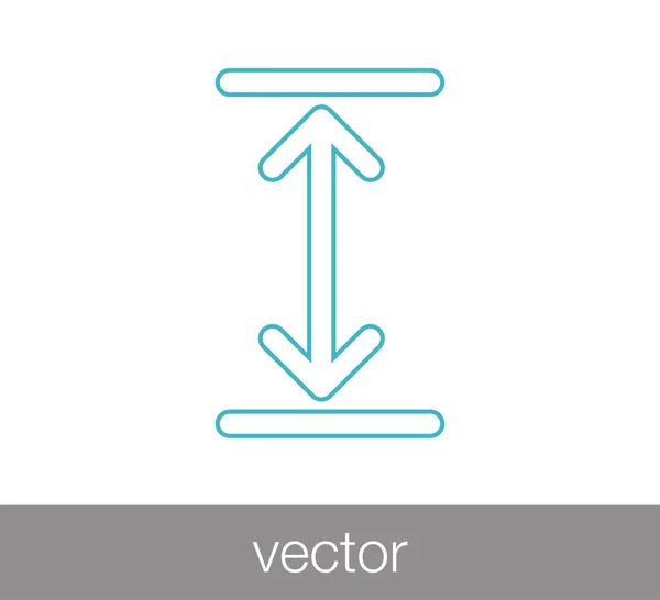 Ikona symbolu šipky. — Stockový vektor