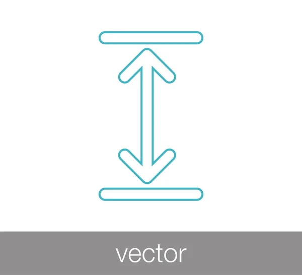 Ícone de símbolo de seta. — Vetor de Stock