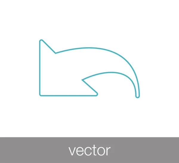 Icono de respuesta ilustración — Vector de stock