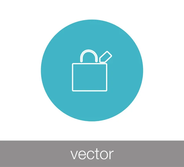 Shopping bag icon — Stock Vector