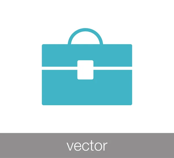 Web-Ikone mit Aktentasche — Stockvektor