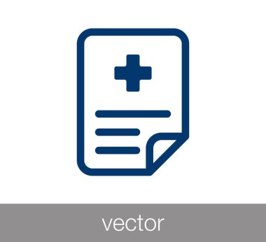 Sağlık dosyası simgesi