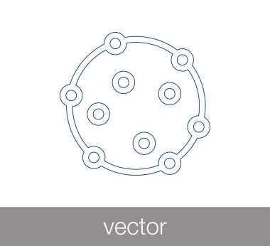 molekül web simgesi