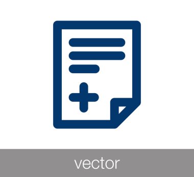 Sağlık dosyası simgesi