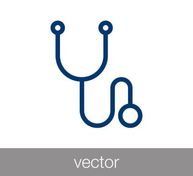 Sağlık stetoskop simgesi