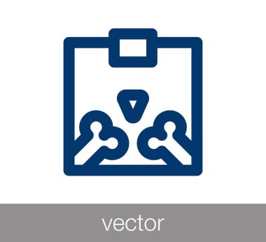 x ışını düz simgesi