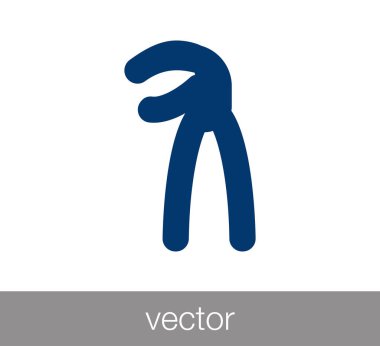 cımbız düz simgesi