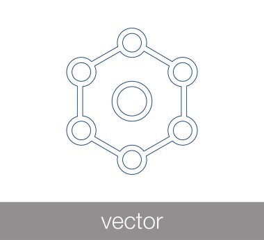 molekül web simgesi