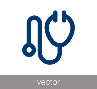 Sağlık stetoskop simgesi