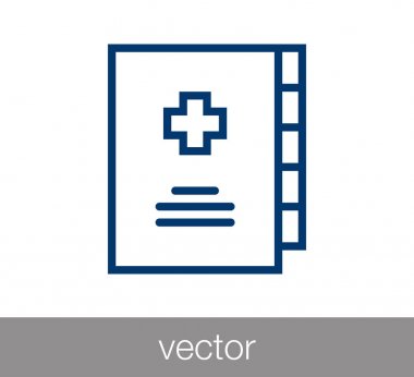 Sağlık dosyası simgesi