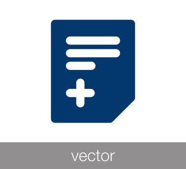 Sağlık dosyası simgesi