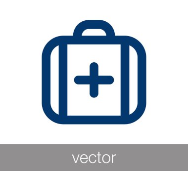 İlk yardım çantası simgesi