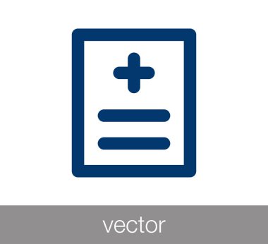 Hastane düz simgesi