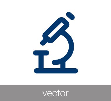 bilimsel mikroskop simgesi