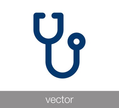 Sağlık stetoskop simgesi
