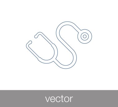 Sağlık stetoskop simgesi