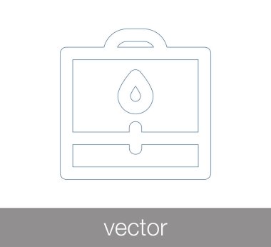 İlk yardım çantası simgesi